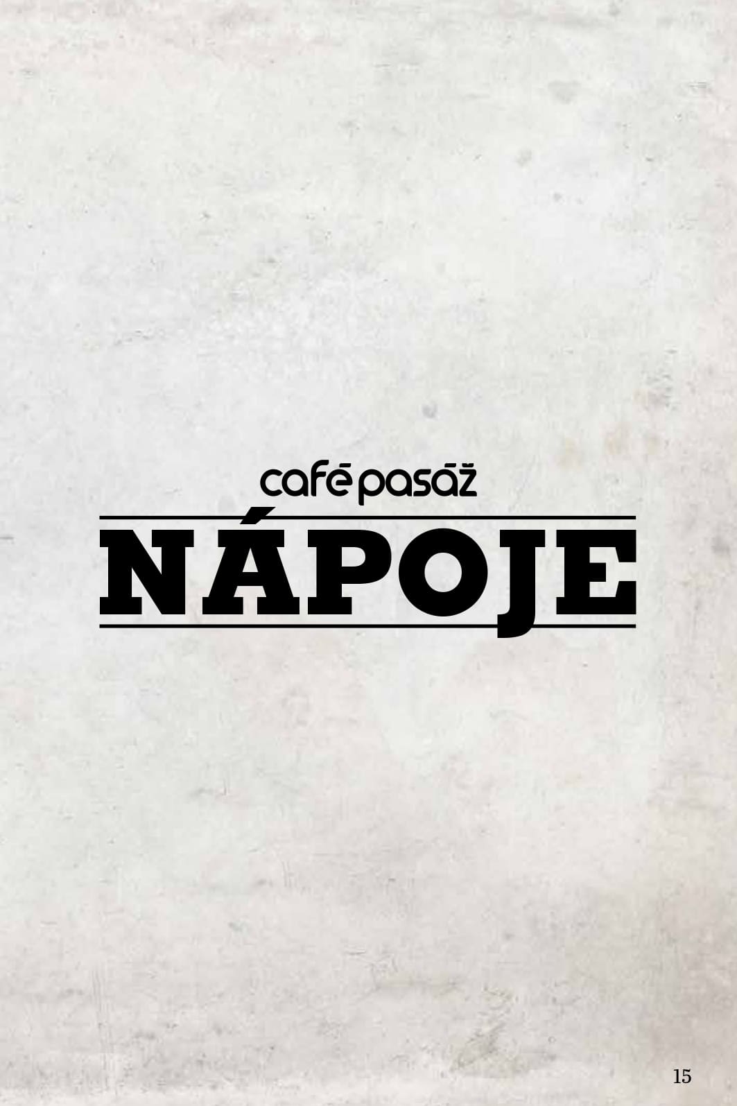 Nápojový lístok